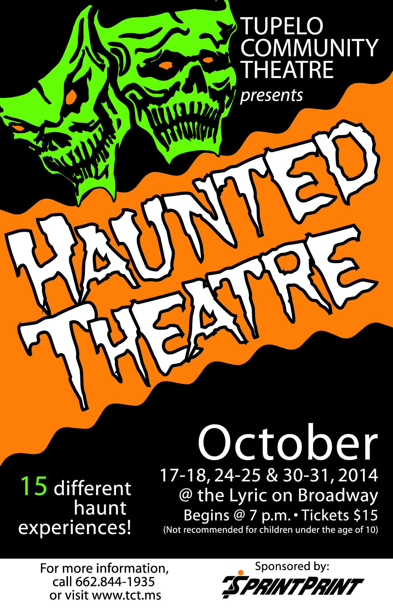 2014 - Haunted Theatre Poster